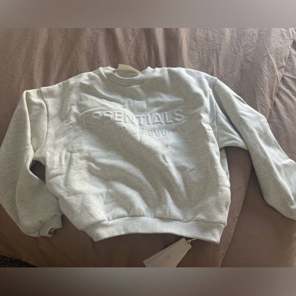 Fear of God Essentials Gray Sweatshirt